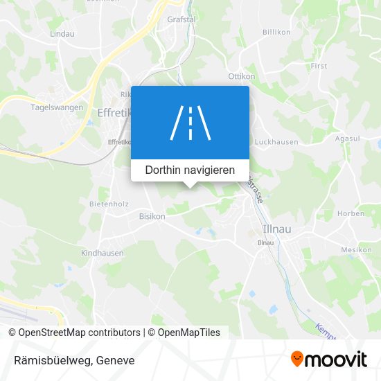 Rämisbüelweg Karte