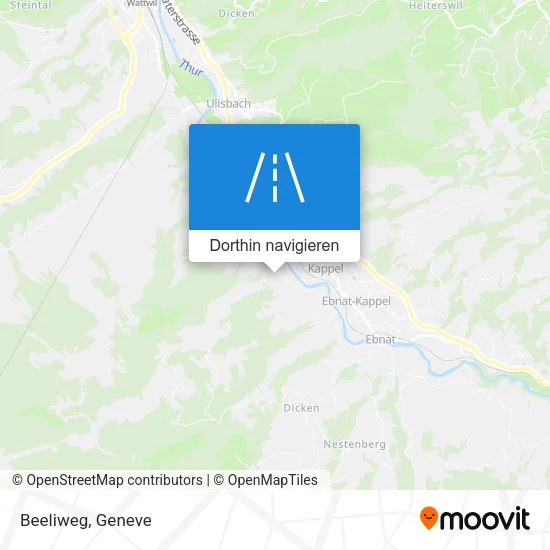Beeliweg Karte