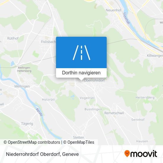 Niederrohrdorf Oberdorf Karte