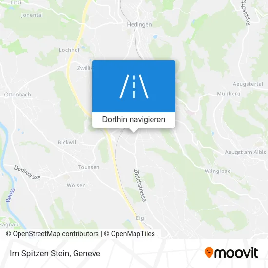 Im Spitzen Stein Karte