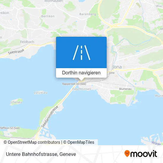 Untere Bahnhofstrasse Karte