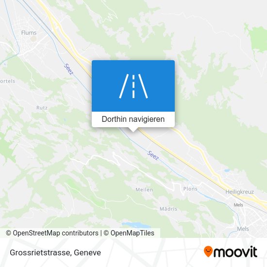 Grossrietstrasse Karte