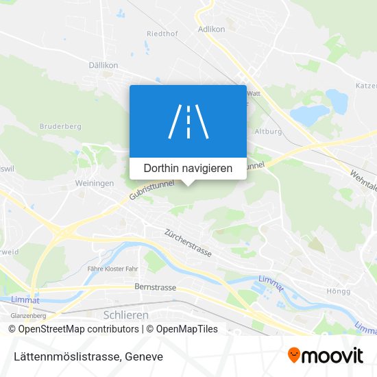 Lättennmöslistrasse Karte