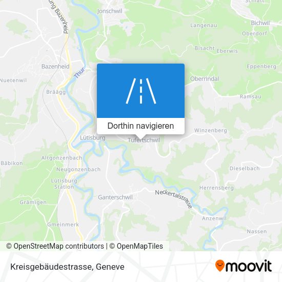 Kreisgebäudestrasse Karte