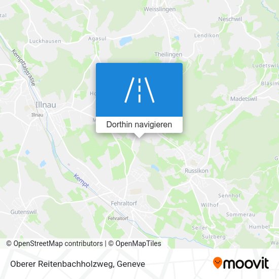 Oberer Reitenbachholzweg Karte