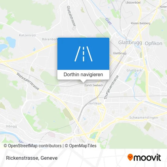 Rickenstrasse Karte