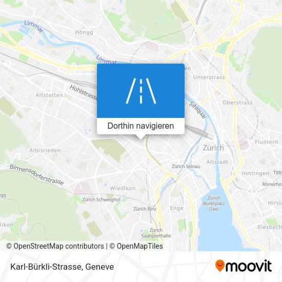 Karl-Bürkli-Strasse Karte
