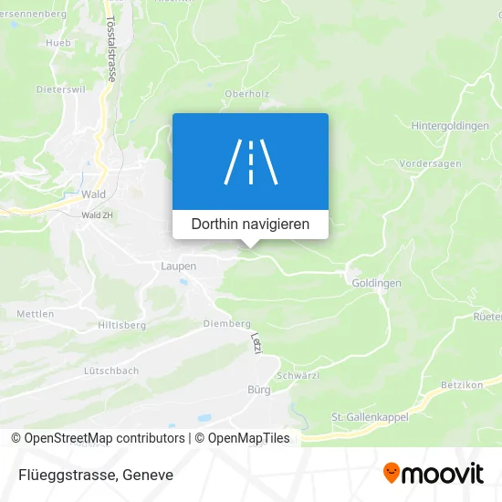 Flüeggstrasse Karte