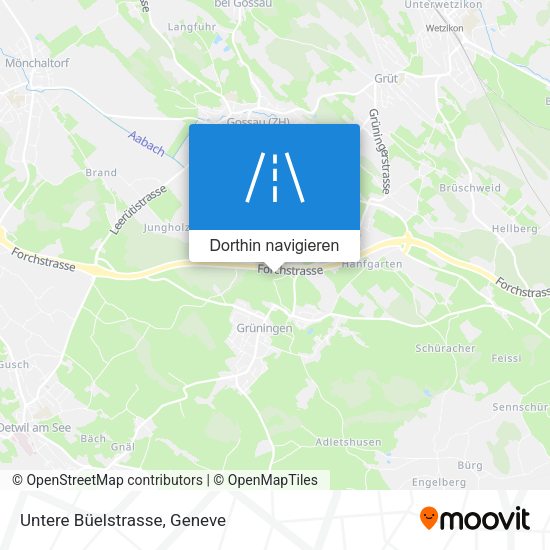 Untere Büelstrasse Karte