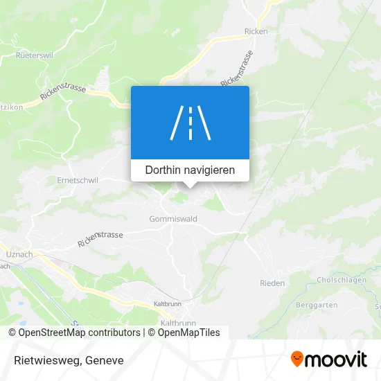 Rietwiesweg Karte