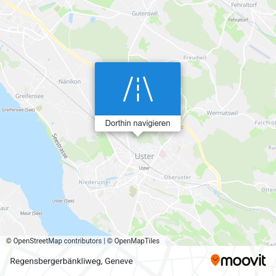 Regensbergerbänkliweg Karte