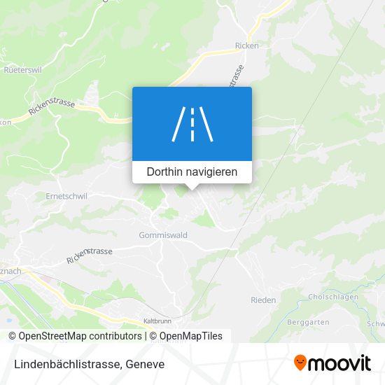 Lindenbächlistrasse Karte