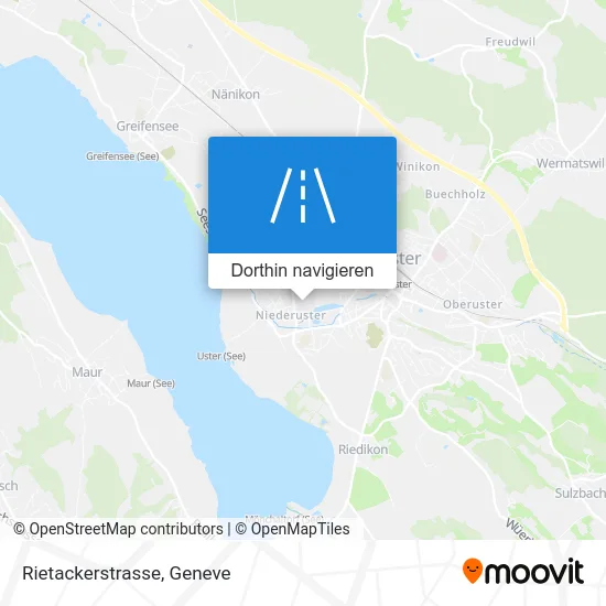 Rietackerstrasse Karte