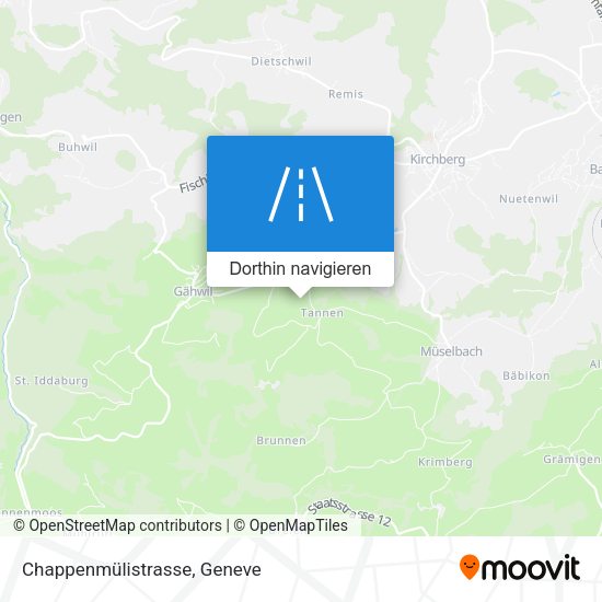 Chappenmülistrasse Karte