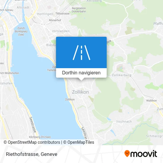 Riethofstrasse Karte