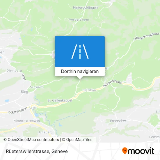 Rüeterswilerstrasse Karte