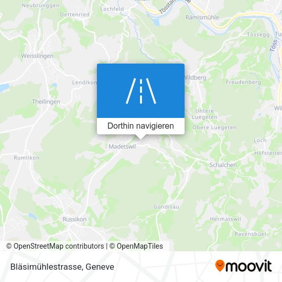 Bläsimühlestrasse Karte