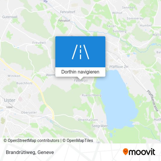 Brandrütiweg Karte