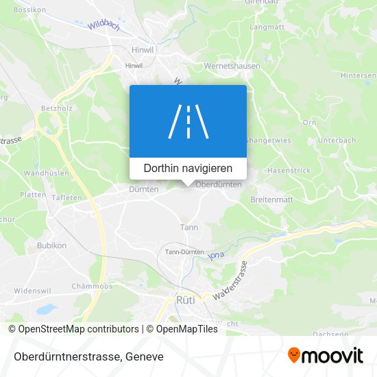 Oberdürntnerstrasse Karte