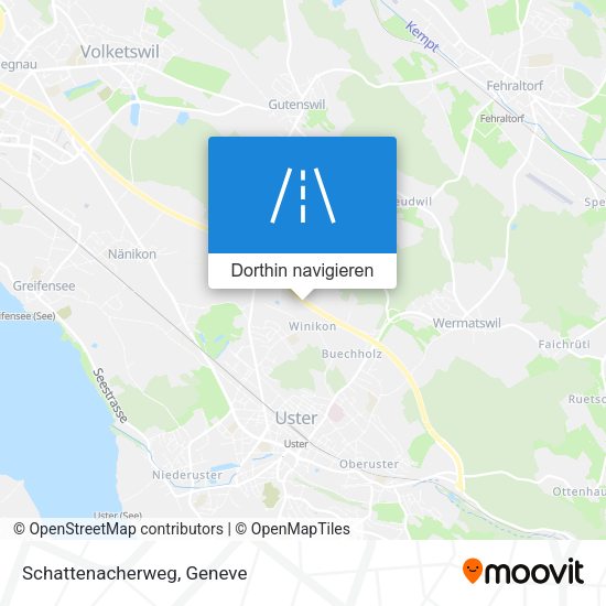 Schattenacherweg Karte