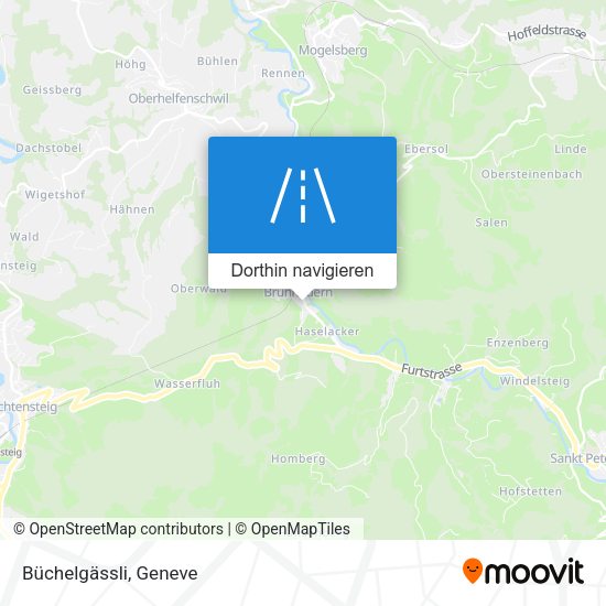 Büchelgässli Karte
