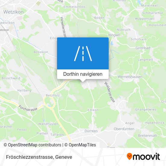Fröschlezzenstrasse Karte