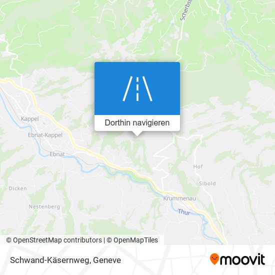 Schwand-Käsernweg Karte