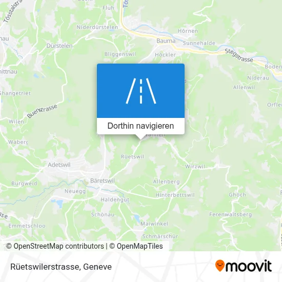 Rüetswilerstrasse Karte