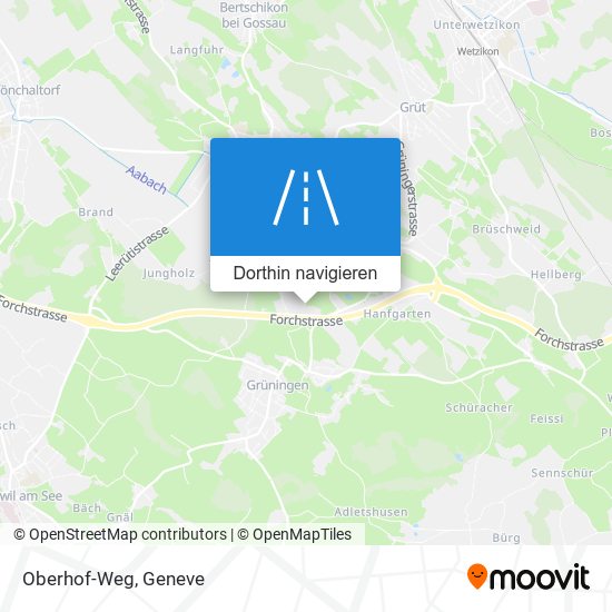 Oberhof-Weg Karte