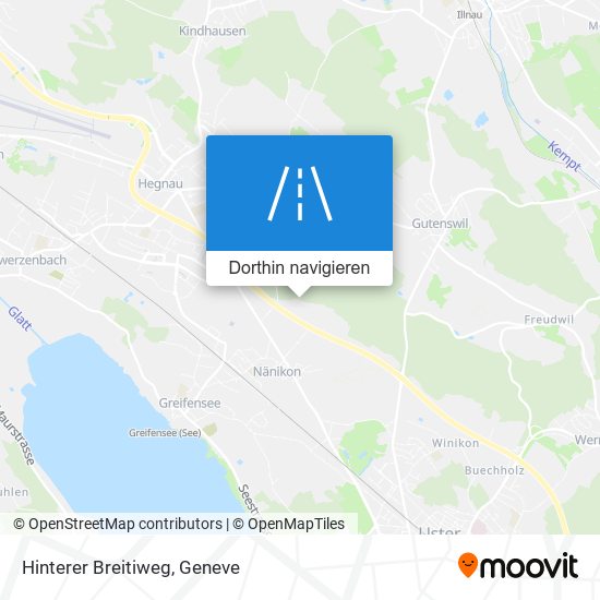 Hinterer Breitiweg Karte