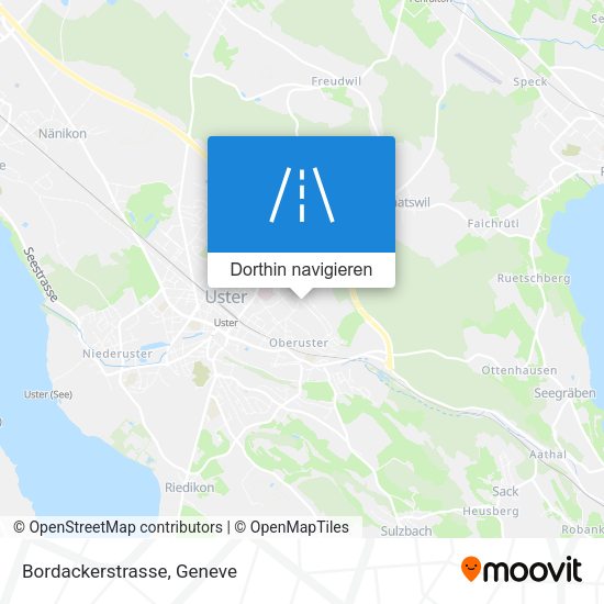 Bordackerstrasse Karte