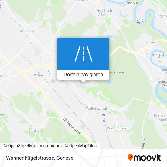 Wannenhügelstrasse Karte