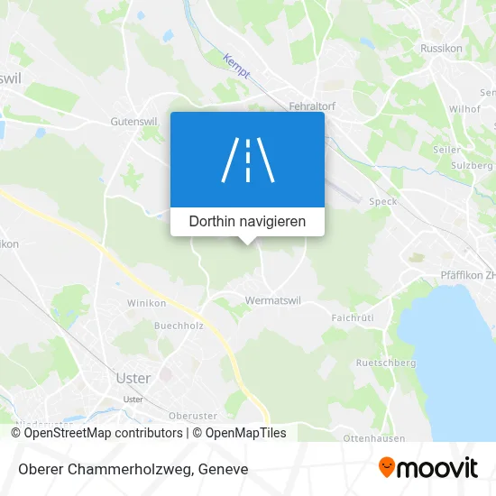 Oberer Chammerholzweg Karte