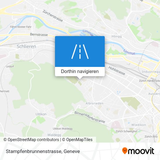 Stampfenbrunnenstrasse Karte