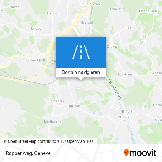 Rappenweg Karte