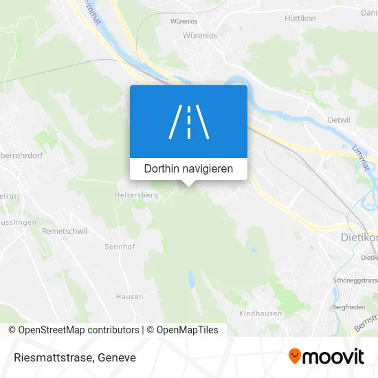 Riesmattstrase Karte