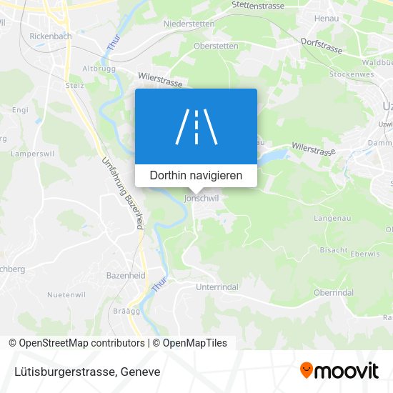 Lütisburgerstrasse Karte