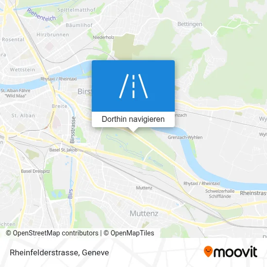 Rheinfelderstrasse Karte