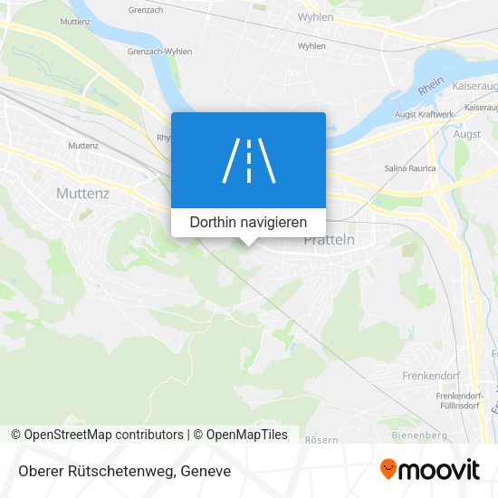 Oberer Rütschetenweg Karte
