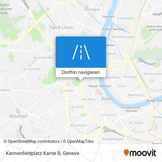 Kannenfeldplatz Kante B Karte
