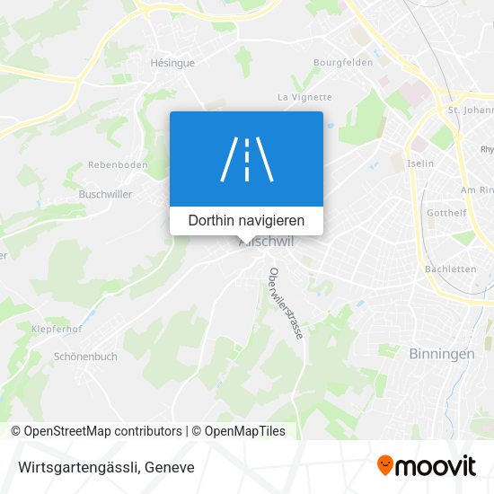 Wirtsgartengässli Karte