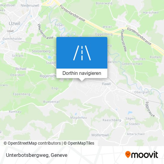 Unterbotsbergweg Karte