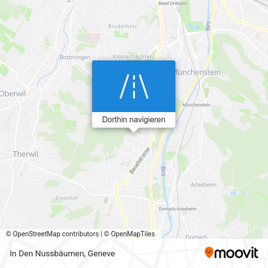 In Den Nussbäumen Karte