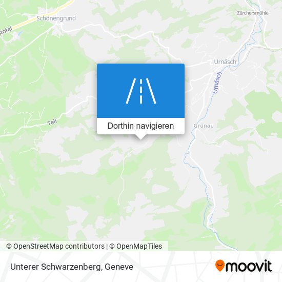 Unterer Schwarzenberg Karte
