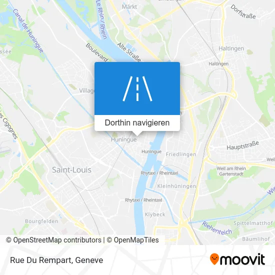 Rue Du Rempart Karte