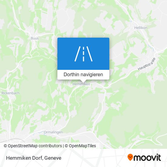 Hemmiken Dorf Karte