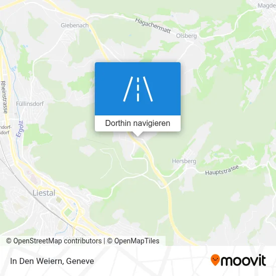 In Den Weiern Karte