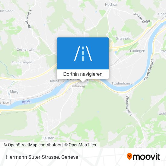 Hermann Suter-Strasse Karte