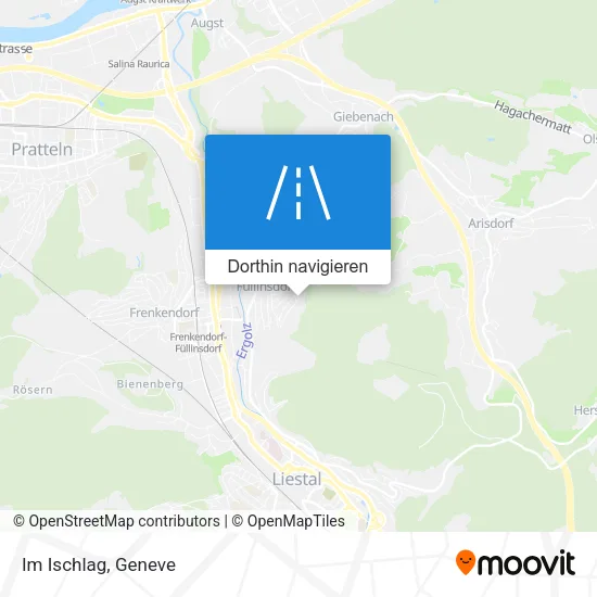 Im Ischlag Karte
