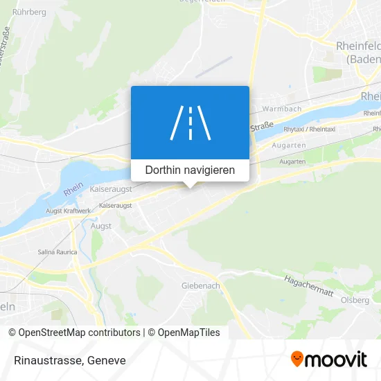 Rinaustrasse Karte